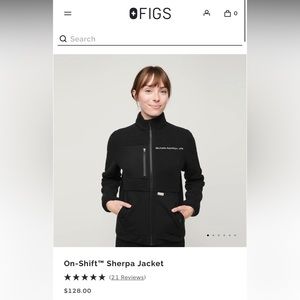 BRAND NEW - Figs fleece jacket, original box